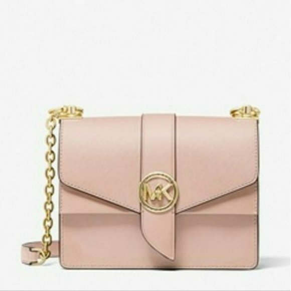 Michael Kors Handbags - MICHAEL Michael Kors Greenwich Small Convertible Crossbody-Soft Pink